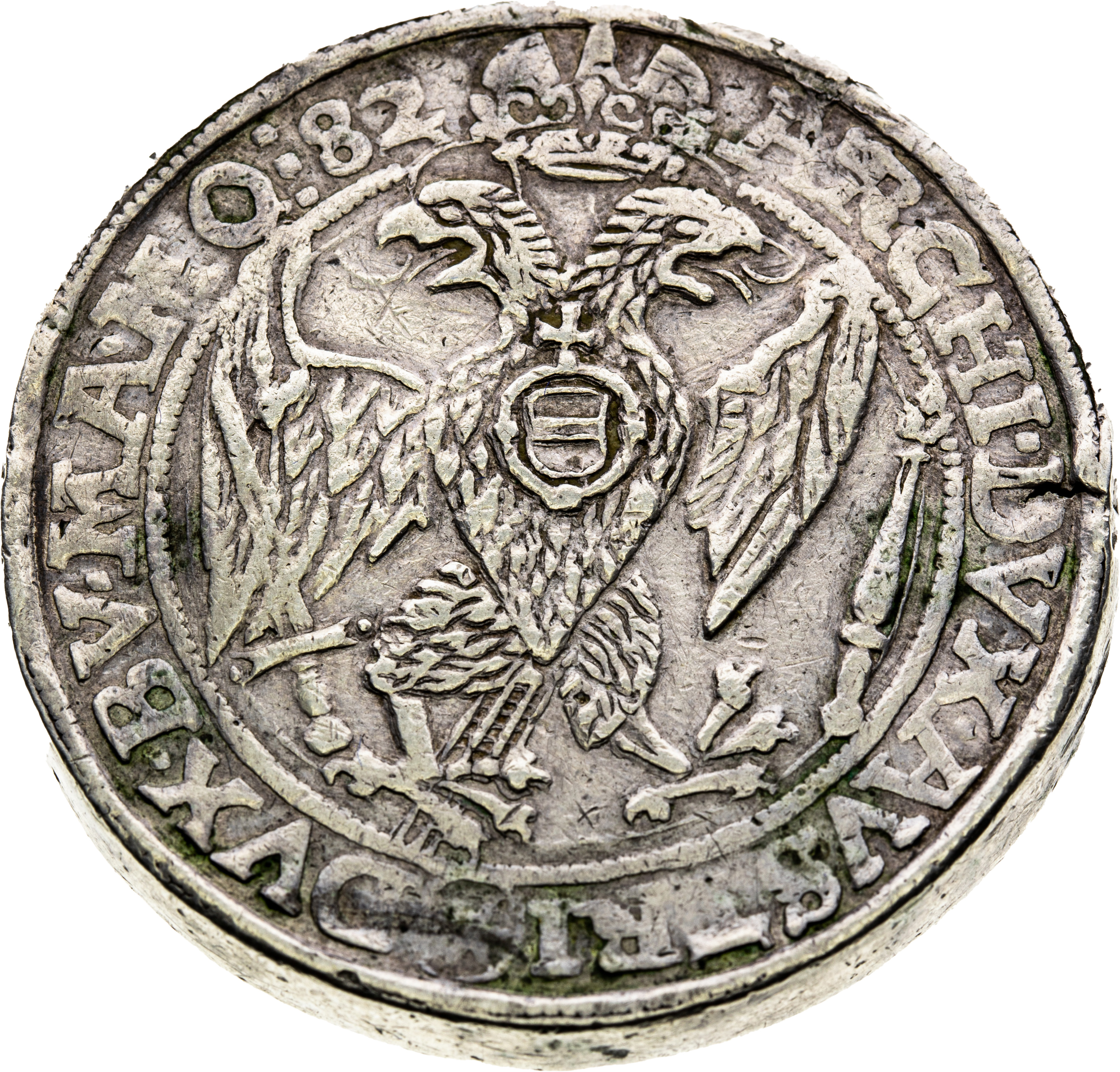 Rudolf II. (1576–1611), 2 tolar 1582, České Budějovice - Kryštof Schönfeldt-2
